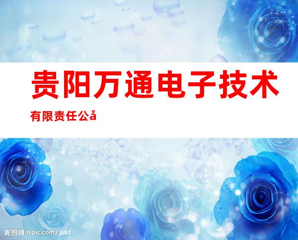 贵阳万通电子技术有限责任公司
